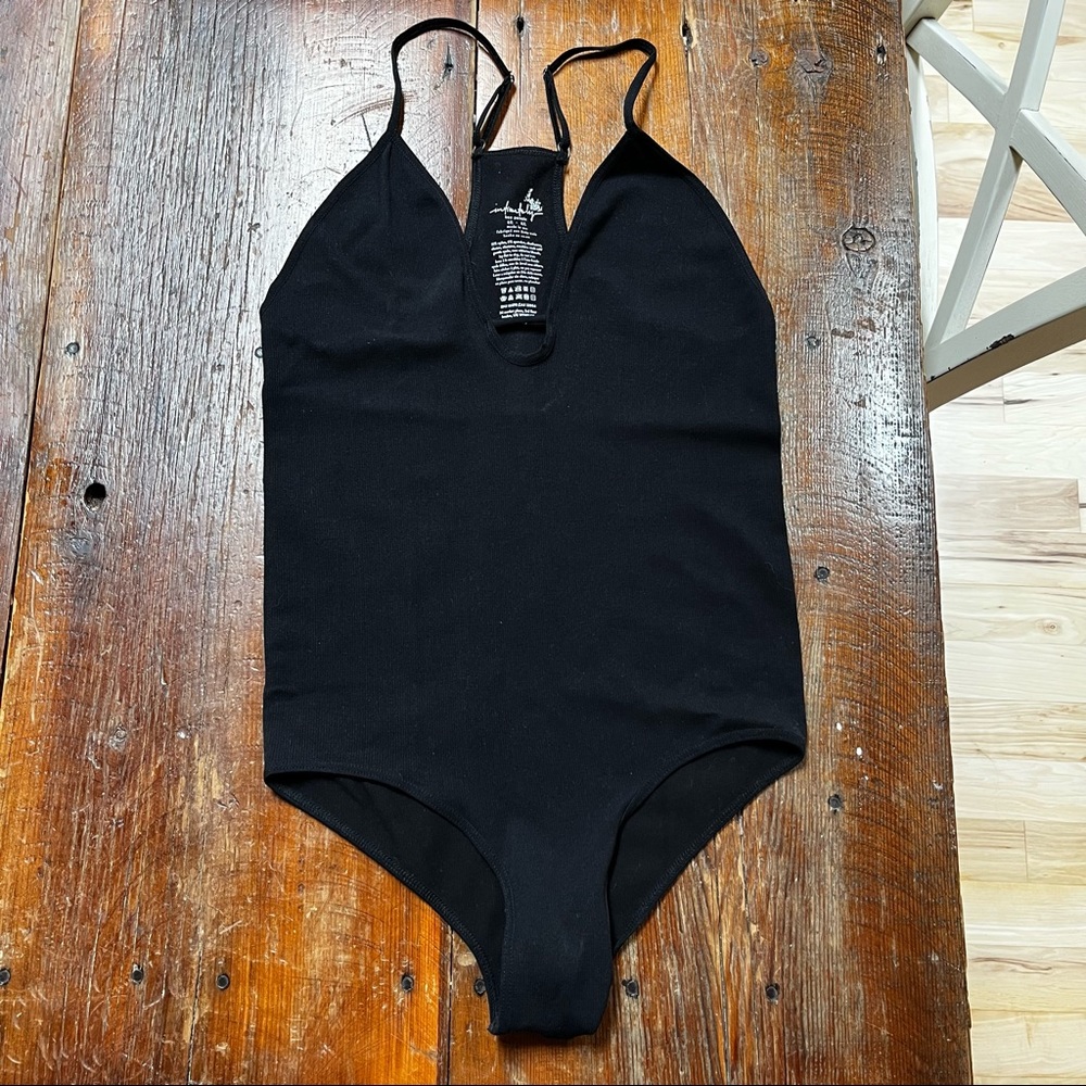 Black Free People Bodysuit